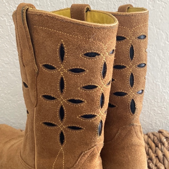 Planet Cowboy for Anthropologie Down and Dirty Pee Wee Boots 8 - Picture 6 of 12
